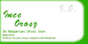 ince orosz business card